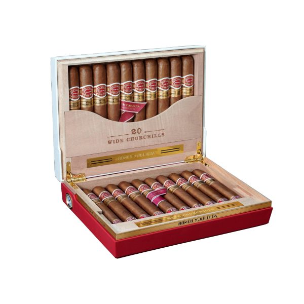 ROMEO Y JULIETA WIDE CHURCHILLS CIGARS TRAVEL HUMIDOR